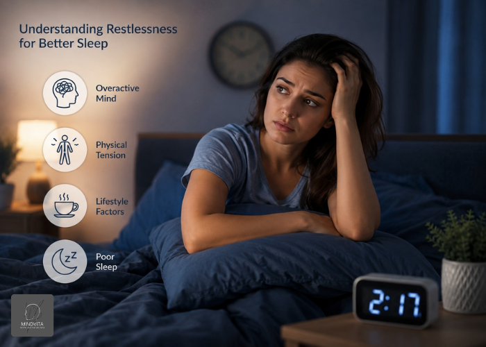 restlessness cause symptoms solutions to sleep better