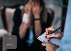 cognitive behavioral therapy for f32.A cases of panic