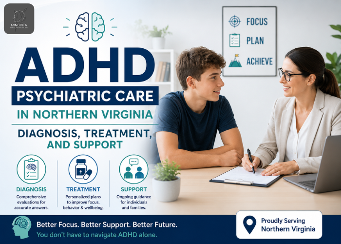 adhd psychiatric care in northern virginia diagnosis treatment and support