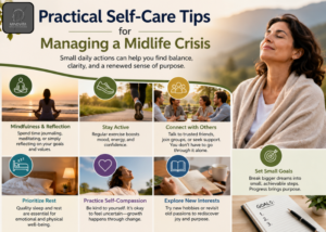practical self care tips for managing a midlife crisis