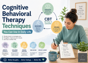 cognitive behavioral therapy techniques you can use in daily life